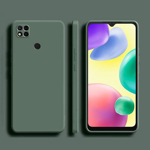 Funda Silicona Ultrafina Goma 360 Grados Carcasa YK1 para Xiaomi Redmi 9 India Verde