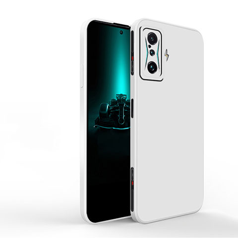 Funda Silicona Ultrafina Goma 360 Grados Carcasa YK1 para Xiaomi Redmi K50 Gaming 5G Blanco