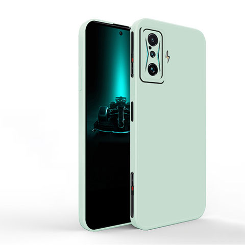 Funda Silicona Ultrafina Goma 360 Grados Carcasa YK1 para Xiaomi Redmi K50 Gaming AMG F1 5G Menta Verde