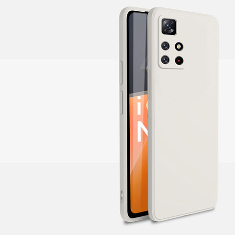 Funda Silicona Ultrafina Goma 360 Grados Carcasa YK1 para Xiaomi Redmi Note 11 5G Blanco