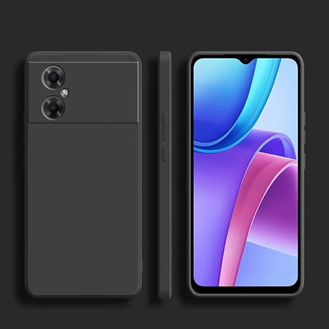 Funda Silicona Ultrafina Goma 360 Grados Carcasa YK1 para Xiaomi Redmi Note 11R 5G Negro