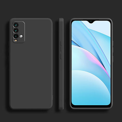 Funda Silicona Ultrafina Goma 360 Grados Carcasa YK1 para Xiaomi Redmi Note 9 4G Negro