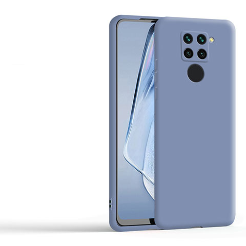 Funda Silicona Ultrafina Goma 360 Grados Carcasa YK1 para Xiaomi Redmi Note 9 Gris Lavanda