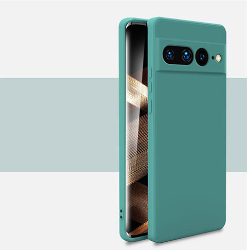 Funda Silicona Ultrafina Goma 360 Grados Carcasa YK2 para Google Pixel 7 Pro 5G Verde