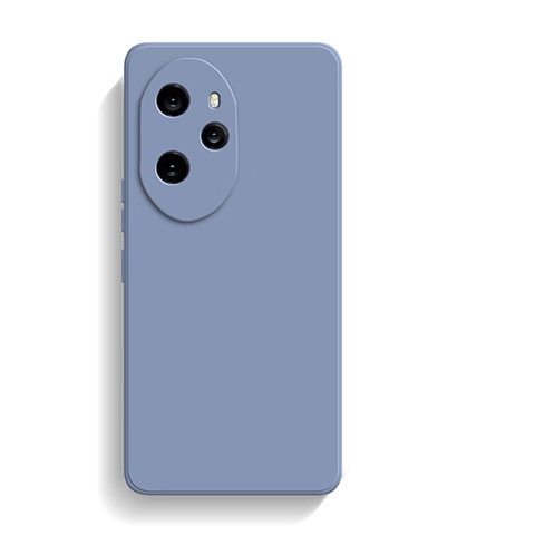 Funda Silicona Ultrafina Goma 360 Grados Carcasa YK2 para Huawei Honor 100 Pro 5G Gris Lavanda