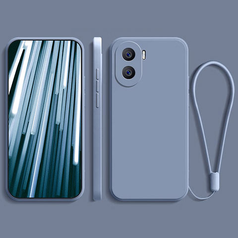 Funda Silicona Ultrafina Goma 360 Grados Carcasa YK2 para Huawei Honor X40i 5G Gris Lavanda