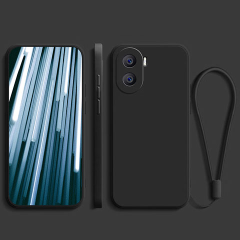 Funda Silicona Ultrafina Goma 360 Grados Carcasa YK2 para Huawei Honor X40i 5G Negro