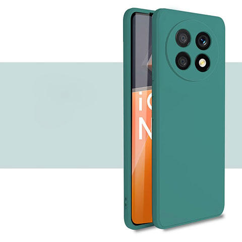 Funda Silicona Ultrafina Goma 360 Grados Carcasa YK2 para Huawei Nova Y91 Verde