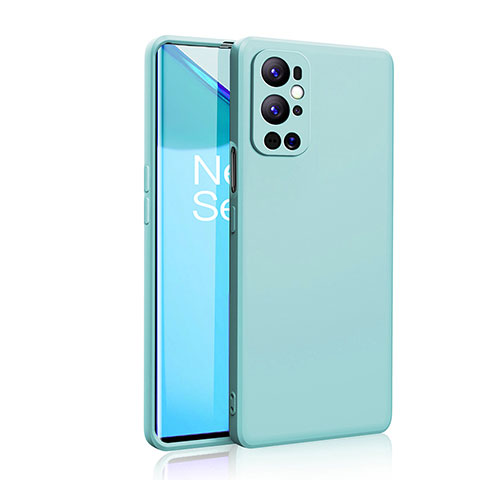 Funda Silicona Ultrafina Goma 360 Grados Carcasa YK2 para OnePlus 9 Pro 5G Azul Claro