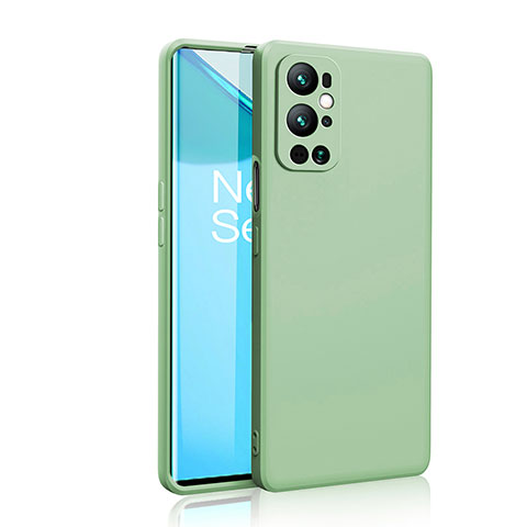 Funda Silicona Ultrafina Goma 360 Grados Carcasa YK2 para OnePlus 9 Pro 5G Menta Verde