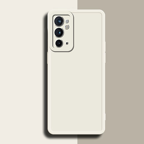 Funda Silicona Ultrafina Goma 360 Grados Carcasa YK2 para OnePlus 9RT 5G Blanco