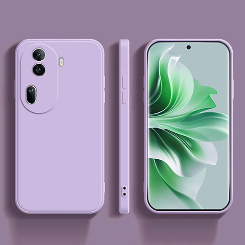 Funda Silicona Ultrafina Goma 360 Grados Carcasa YK2 para Oppo Reno11 Pro 5G Purpura Claro