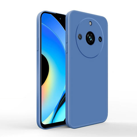 Funda Silicona Ultrafina Goma 360 Grados Carcasa YK2 para Realme 11 Pro 5G Azul