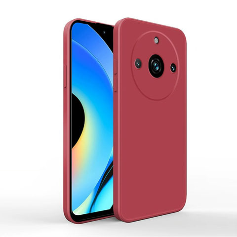 Funda Silicona Ultrafina Goma 360 Grados Carcasa YK2 para Realme 11 Pro 5G Rojo