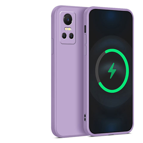 Funda Silicona Ultrafina Goma 360 Grados Carcasa YK2 para Realme GT Neo3 5G Morado