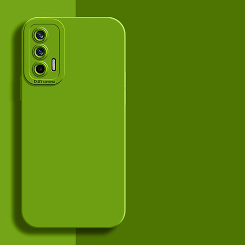 Funda Silicona Ultrafina Goma 360 Grados Carcasa YK2 para Realme Q3 Pro 5G Verde