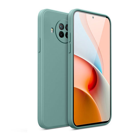 Funda Silicona Ultrafina Goma 360 Grados Carcasa YK2 para Xiaomi Mi 10i 5G Verde