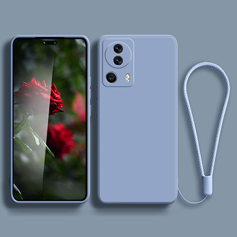 Funda Silicona Ultrafina Goma 360 Grados Carcasa YK2 para Xiaomi Mi 12 Lite NE 5G Gris Lavanda