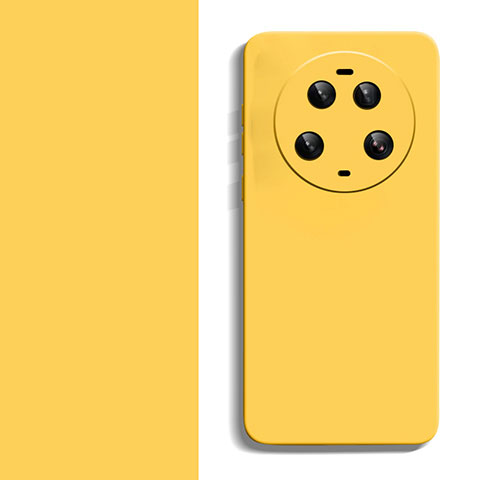 Funda Silicona Ultrafina Goma 360 Grados Carcasa YK2 para Xiaomi Mi 13 Ultra 5G Amarillo