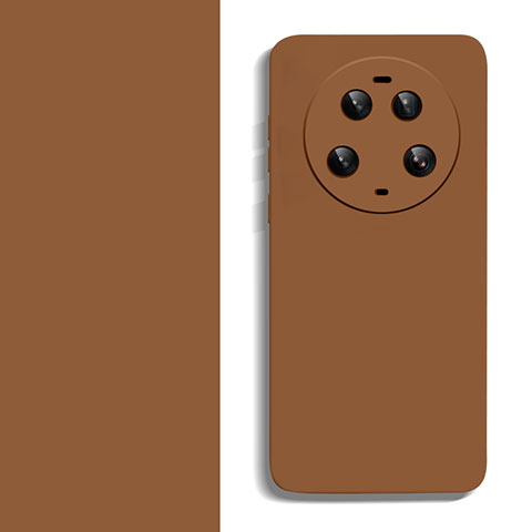 Funda Silicona Ultrafina Goma 360 Grados Carcasa YK2 para Xiaomi Mi 13 Ultra 5G Marron