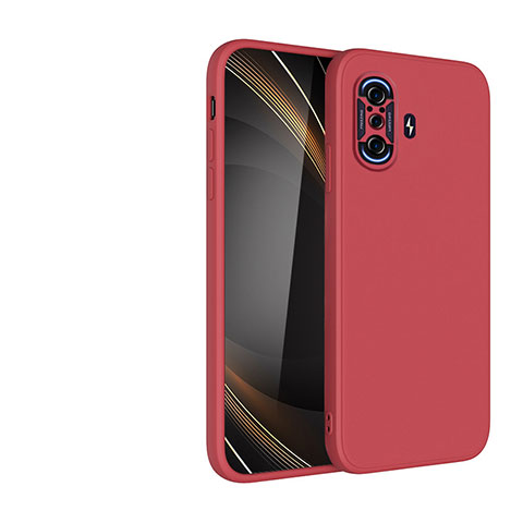 Funda Silicona Ultrafina Goma 360 Grados Carcasa YK2 para Xiaomi Poco F3 GT 5G Rojo