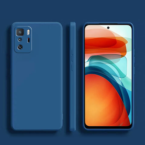 Funda Silicona Ultrafina Goma 360 Grados Carcasa YK2 para Xiaomi Poco X3 GT 5G Azul