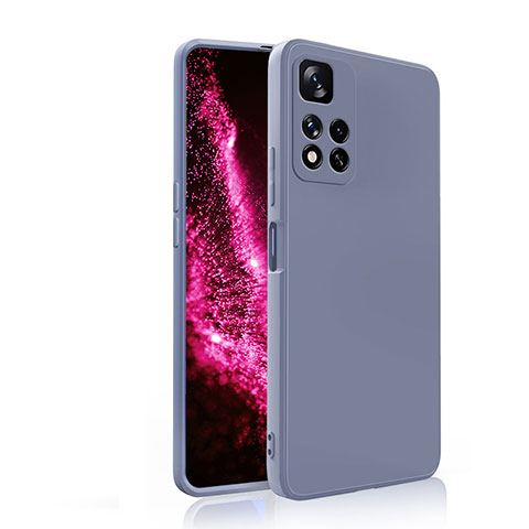 Funda Silicona Ultrafina Goma 360 Grados Carcasa YK2 para Xiaomi Poco X4 NFC Gris Lavanda