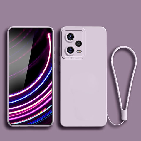 Funda Silicona Ultrafina Goma 360 Grados Carcasa YK2 para Xiaomi Poco X5 5G Purpura Claro