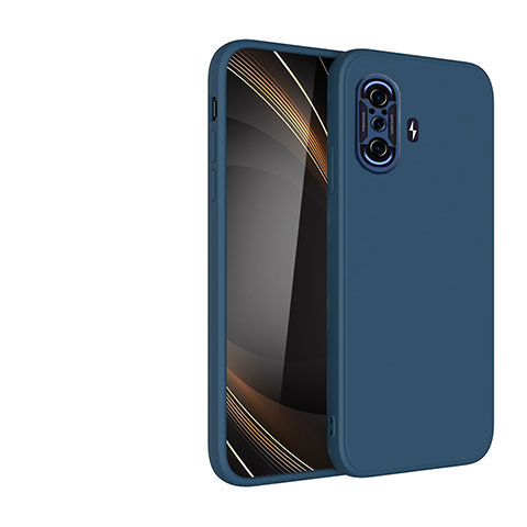 Funda Silicona Ultrafina Goma 360 Grados Carcasa YK2 para Xiaomi Redmi K40 Gaming 5G Azul