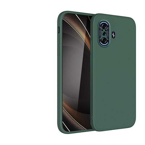 Funda Silicona Ultrafina Goma 360 Grados Carcasa YK2 para Xiaomi Redmi K40 Gaming 5G Verde