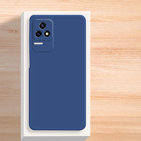 Funda Silicona Ultrafina Goma 360 Grados Carcasa YK2 para Xiaomi Redmi K40S 5G Azul