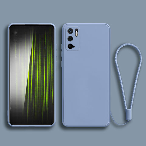 Funda Silicona Ultrafina Goma 360 Grados Carcasa YK2 para Xiaomi Redmi Note 10T 5G Gris Lavanda