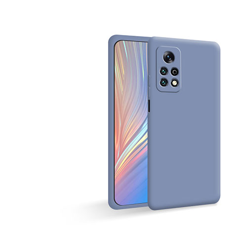 Funda Silicona Ultrafina Goma 360 Grados Carcasa YK2 para Xiaomi Redmi Note 11E Pro 5G Gris Lavanda