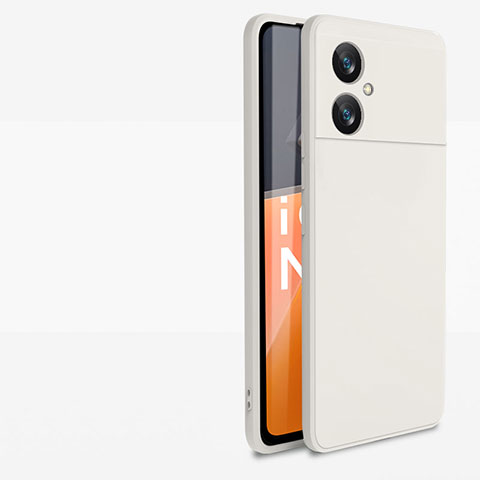 Funda Silicona Ultrafina Goma 360 Grados Carcasa YK2 para Xiaomi Redmi Note 11R 5G Blanco