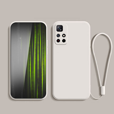 Funda Silicona Ultrafina Goma 360 Grados Carcasa YK2 para Xiaomi Redmi Note 11T 5G Blanco