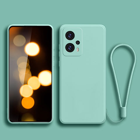 Funda Silicona Ultrafina Goma 360 Grados Carcasa YK2 para Xiaomi Redmi Note 11T Pro+ Plus 5G Menta Verde