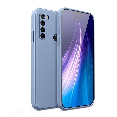 Funda Silicona Ultrafina Goma 360 Grados Carcasa YK2 para Xiaomi Redmi Note 8 (2021) Gris Lavanda