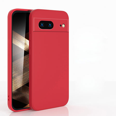 Funda Silicona Ultrafina Goma 360 Grados Carcasa YK3 para Google Pixel 7 5G Rojo