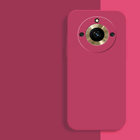 Funda Silicona Ultrafina Goma 360 Grados Carcasa YK3 para Realme 11 Pro+ Plus 5G Rosa Roja