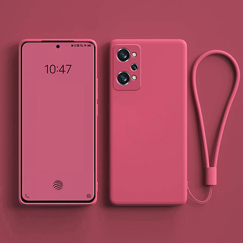 Funda Silicona Ultrafina Goma 360 Grados Carcasa YK3 para Realme GT Neo 3T 5G Rosa Roja