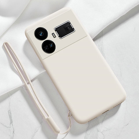 Funda Silicona Ultrafina Goma 360 Grados Carcasa YK3 para Realme GT Neo5 240W 5G Blanco