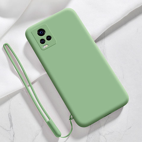 Funda Silicona Ultrafina Goma 360 Grados Carcasa YK3 para Vivo iQOO 7 Legend 5G Verde