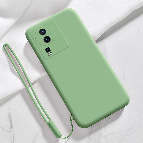 Funda Silicona Ultrafina Goma 360 Grados Carcasa YK3 para Vivo iQOO Neo7 SE Verde