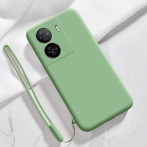 Funda Silicona Ultrafina Goma 360 Grados Carcasa YK3 para Vivo iQOO Z7 5G Verde