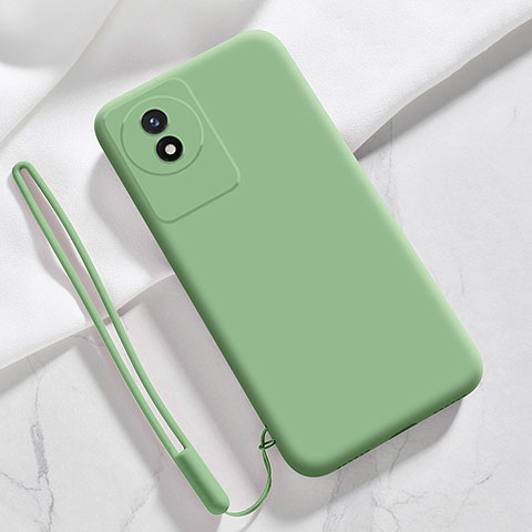 Funda Silicona Ultrafina Goma 360 Grados Carcasa YK3 para Vivo Y02t Verde