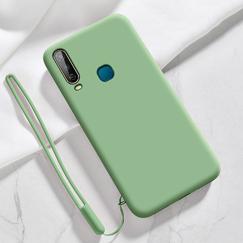 Funda Silicona Ultrafina Goma 360 Grados Carcasa YK3 para Vivo Y11 Verde