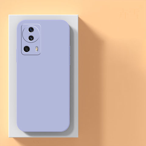 Funda Silicona Ultrafina Goma 360 Grados Carcasa YK3 para Xiaomi Civi 2 5G Gris Lavanda