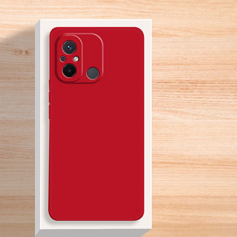 Funda Silicona Ultrafina Goma 360 Grados Carcasa YK3 para Xiaomi Poco C55 Rojo