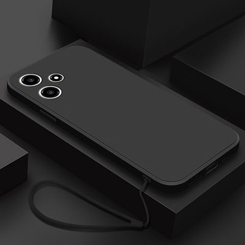 Funda Silicona Ultrafina Goma 360 Grados Carcasa YK3 para Xiaomi Poco M6 Pro 5G Negro