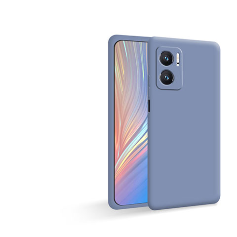 Funda Silicona Ultrafina Goma 360 Grados Carcasa YK3 para Xiaomi Redmi 11 Prime 5G Gris Lavanda